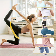 Yoga Resistance Bands for Buttocks Lifting & Stretching