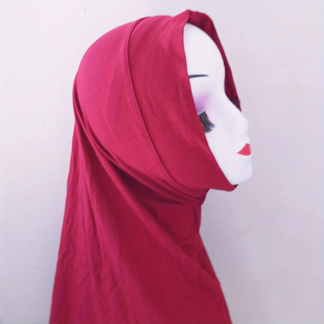 Glitter Turban Hijab Soft Inner Cap Underscarf Head Wrap Bandana
