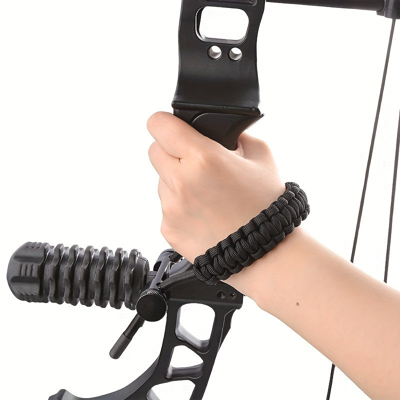 Adjustable Bow Wrist Sling Braided Shooting Wrist Strap Archery Accessories