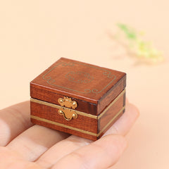 Mini Chinese Retro Cosmetic Box for 1/12 Doll House