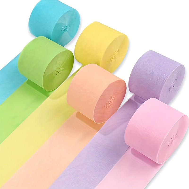 3pcs Crepe Paper Streamers Party Decorations Wedding DIY Making