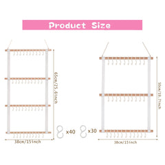 Wall Hanging Headband Holder Room Decoration Organizer Storage Rack