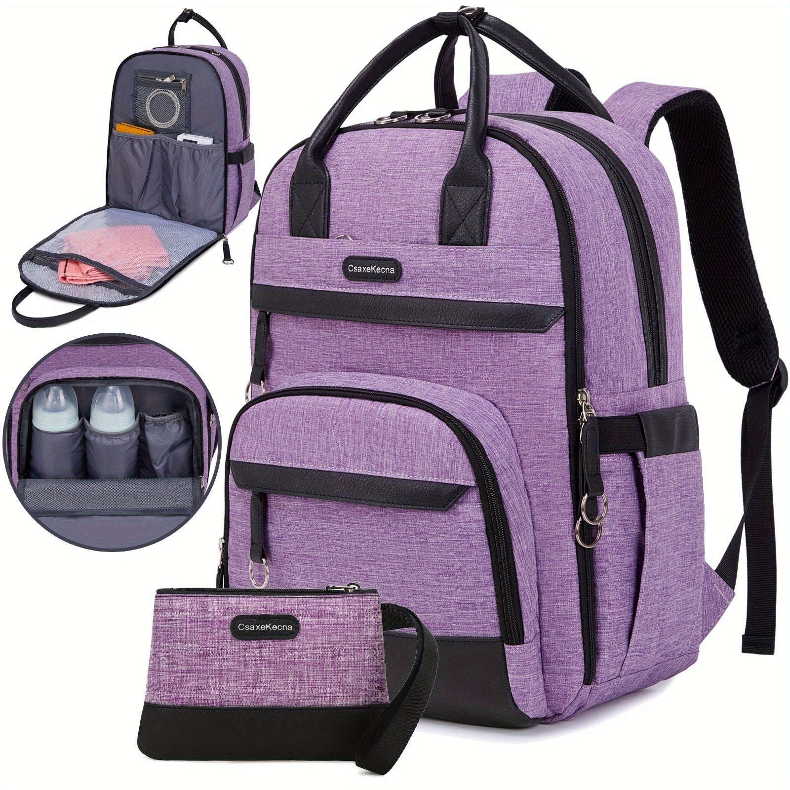 Waterproof Unisex Diaper Bag Backpack for Travel