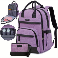 Waterproof Unisex Diaper Bag Backpack for Travel