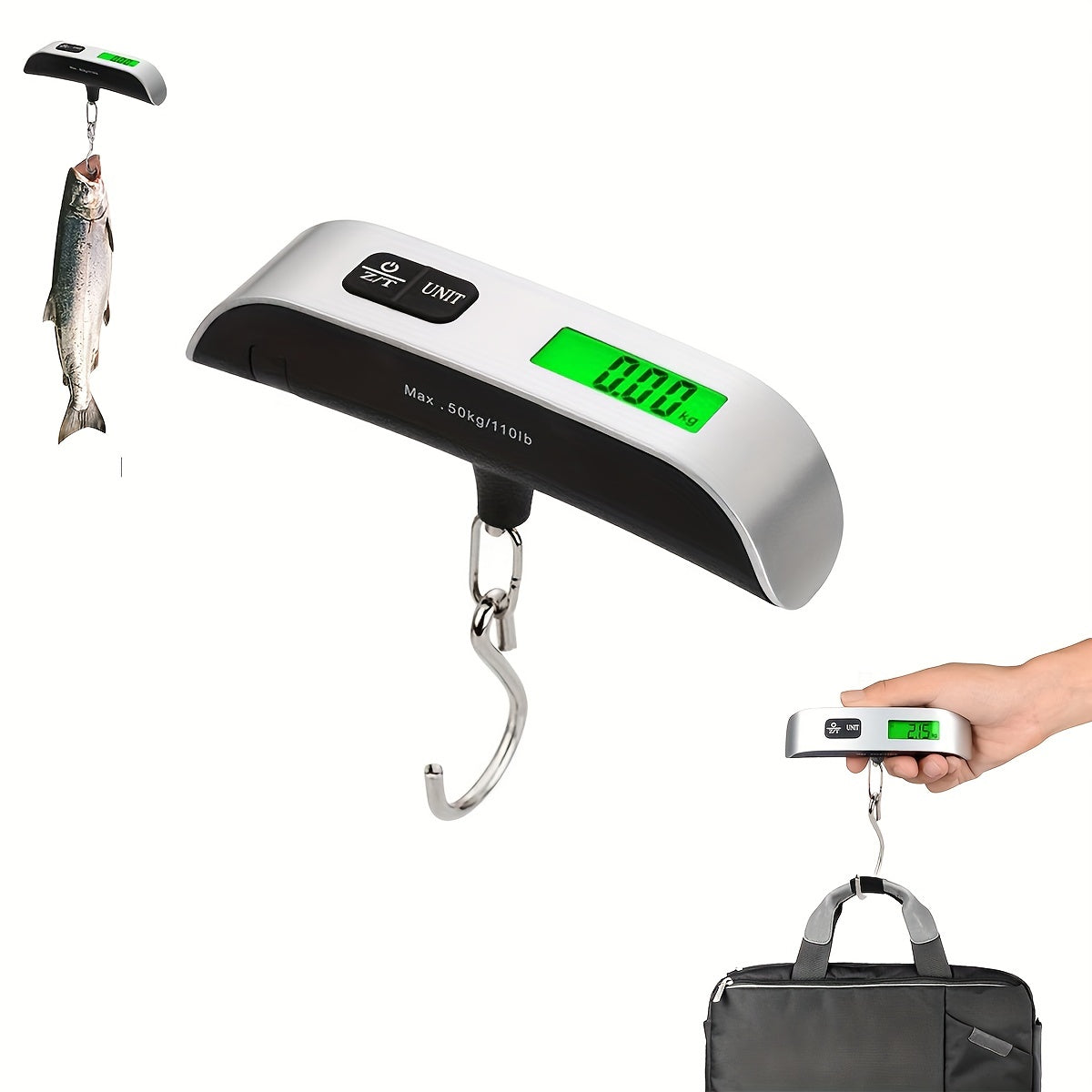 Portable Luggage Scale Digital Hanging Weight Scale for Suitcases