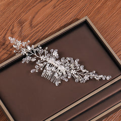 Vintage Rose Wedding Hair Comb for Women