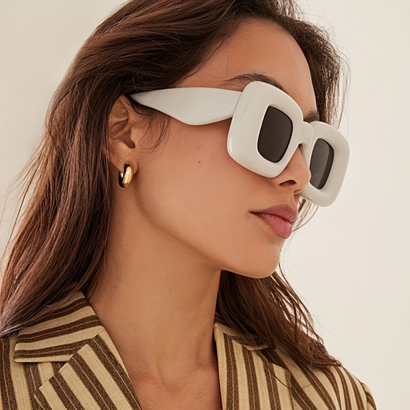 Square Frame Sunglasses Thick Frame Glasses UV400