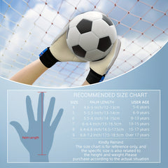Youth Soccer Goalkeeper Gloves | Double Protection Anti Slip Grip