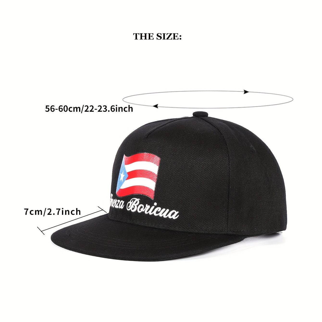 Flag Printed Unisex Baseball Cap Hip Hop Snapback Hat