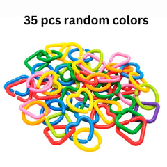 Geometric Chain Buckle Building Toy Set of 35 Educational Gift for Kids