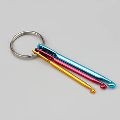 3pcs Mini Keychain Crochet Woolen Thread Weaving Tool