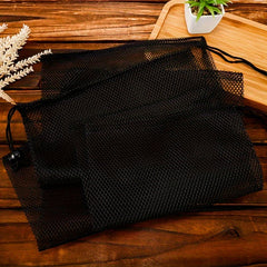 Durable Nylon Mesh Drawstring Laundry Bag for Outdoor Toy Storage