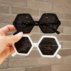 Children's Hexagonal Frame Sunglasses UV Protection