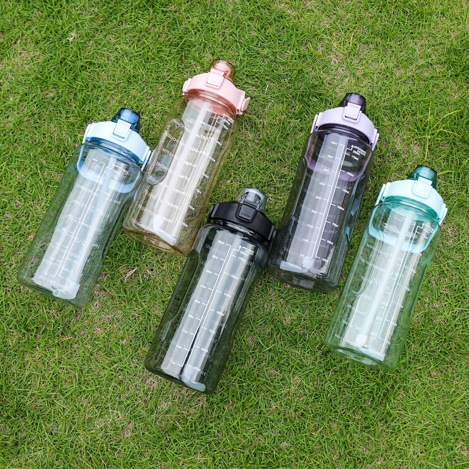 Sport Water Bottle with Straw - Stay Hydrated on the Go