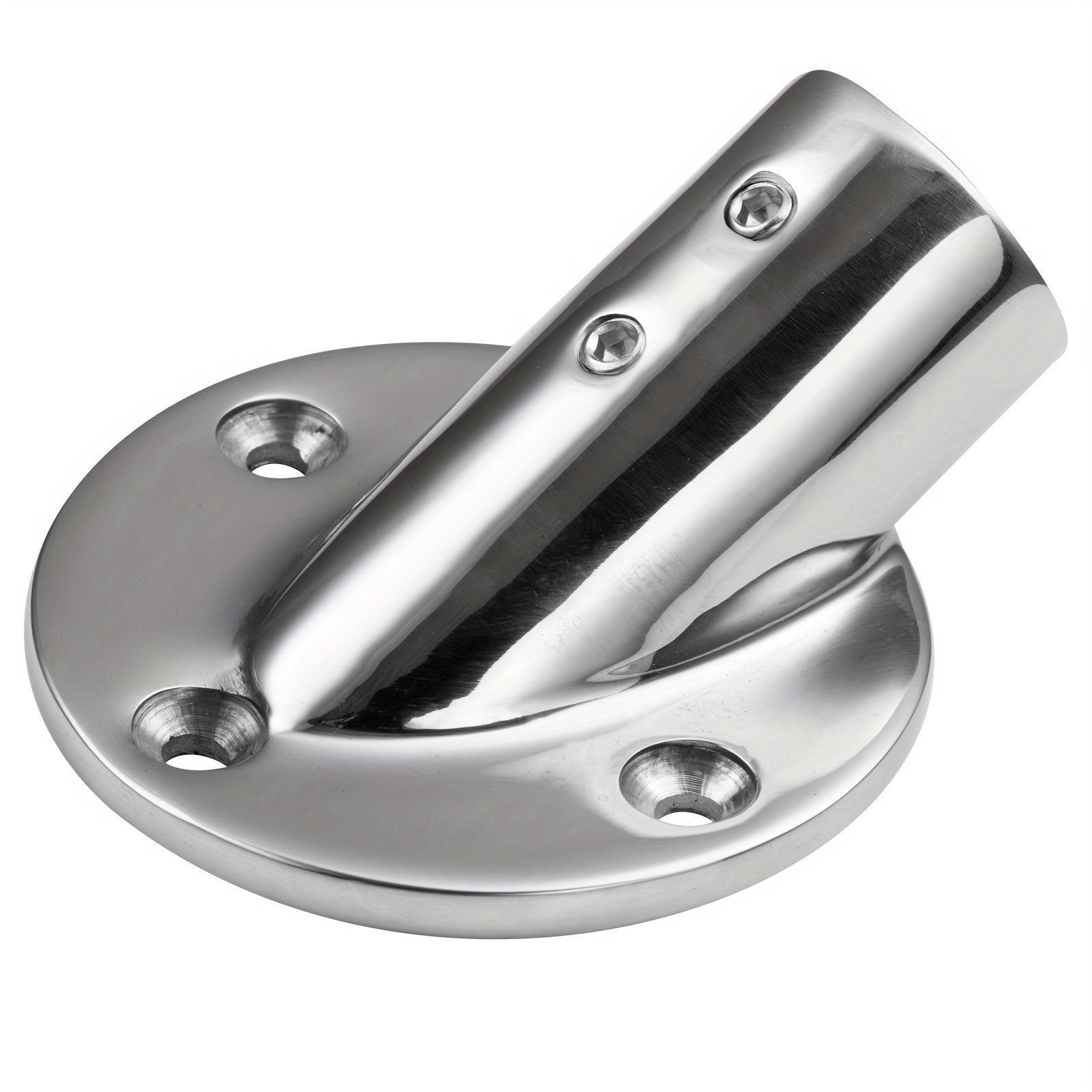 Heavy Duty Stainless Steel Boat Hand Rail Base 30 45 60 90 Degree Round Rect