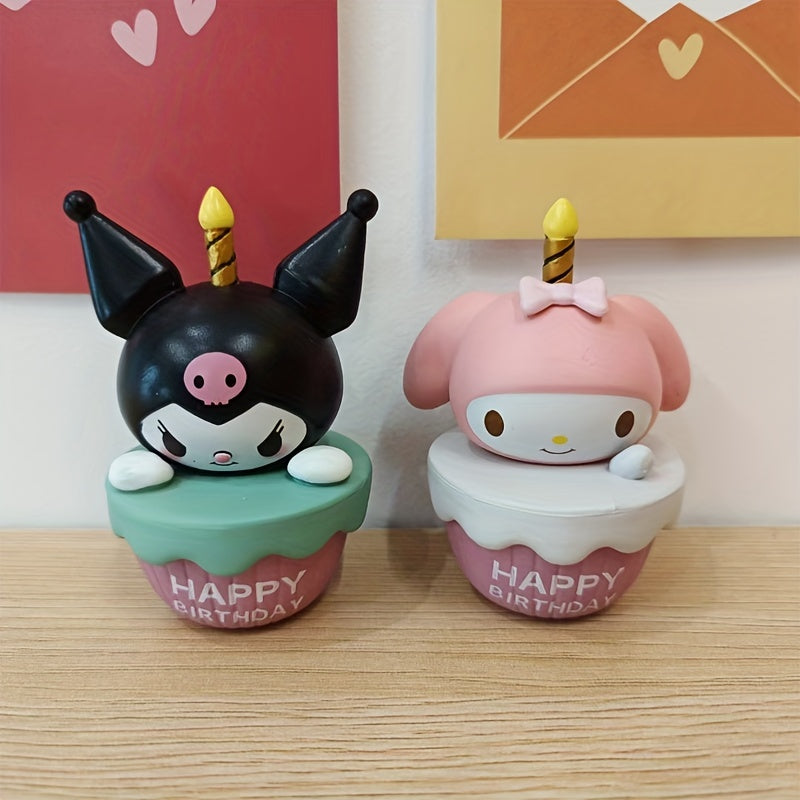 6Pcs Cake Decorating Ornaments Halloween Christmas Birthday