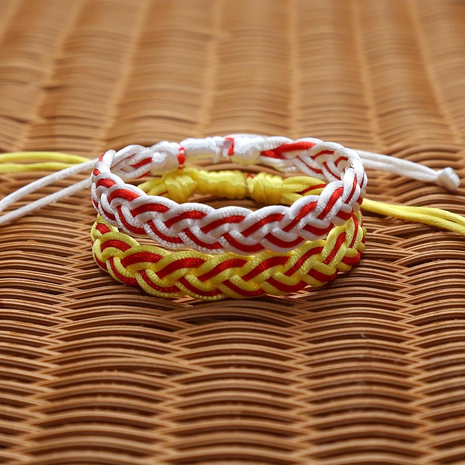 1 Pc Hand Braided Baseball Bracelet Unisex Style Adjustable Men Women