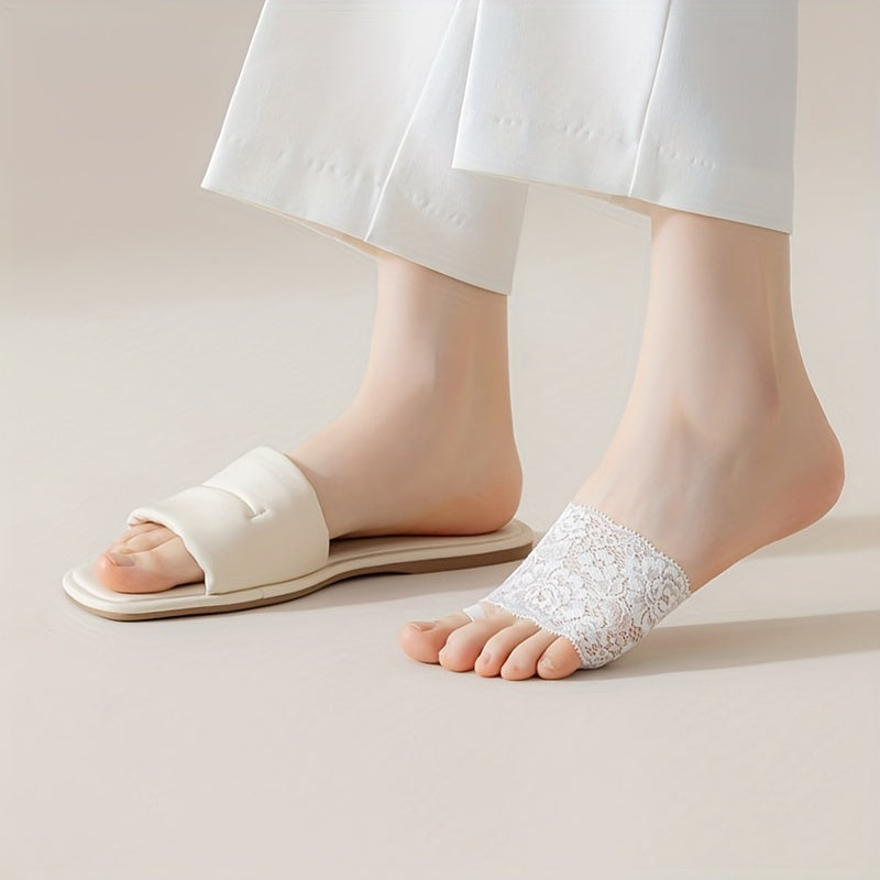 Lace Half Palm Socks Invisible High Heels Stockings