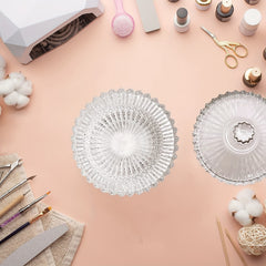 Clear Glass Cup for Acrylic Nails & Votive Candle Holders