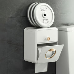 Toilet Paper Box Drawer Wall Mounted Bathroom Tissue Box Home Decor