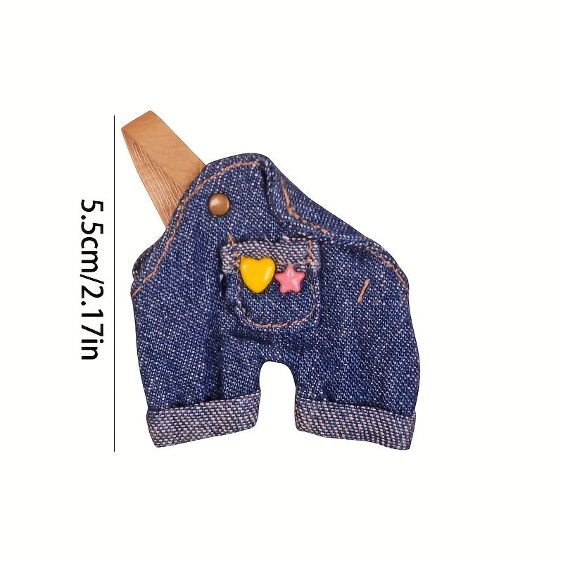 1pc 51cm Doll Costume Jean Overalls for Doll