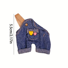 1pc 51cm Doll Costume Jean Overalls for Doll