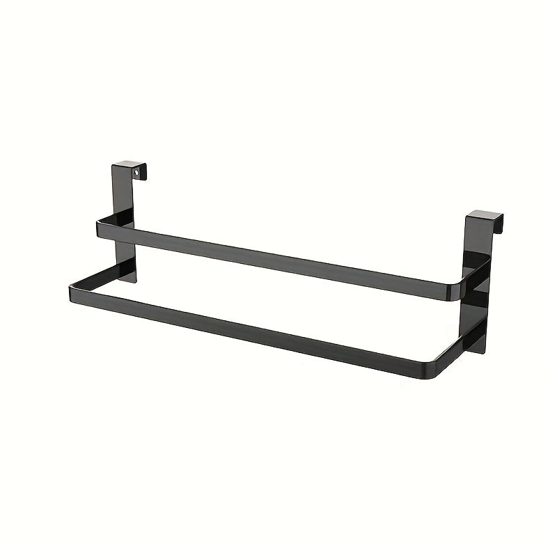 2pcs Cabinet Door Hanger Towel Rack Clothes Storage Bracket
