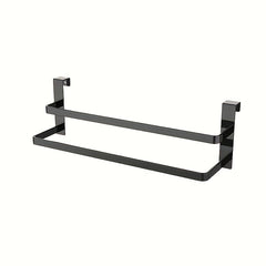 2pcs Cabinet Door Hanger Towel Rack Clothes Storage Bracket