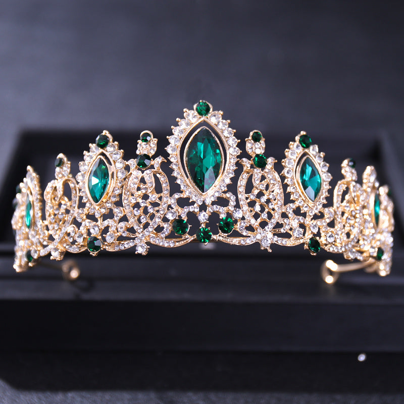 Sparkly Crystal Tiaras Queen Crown for Women Bride Headband