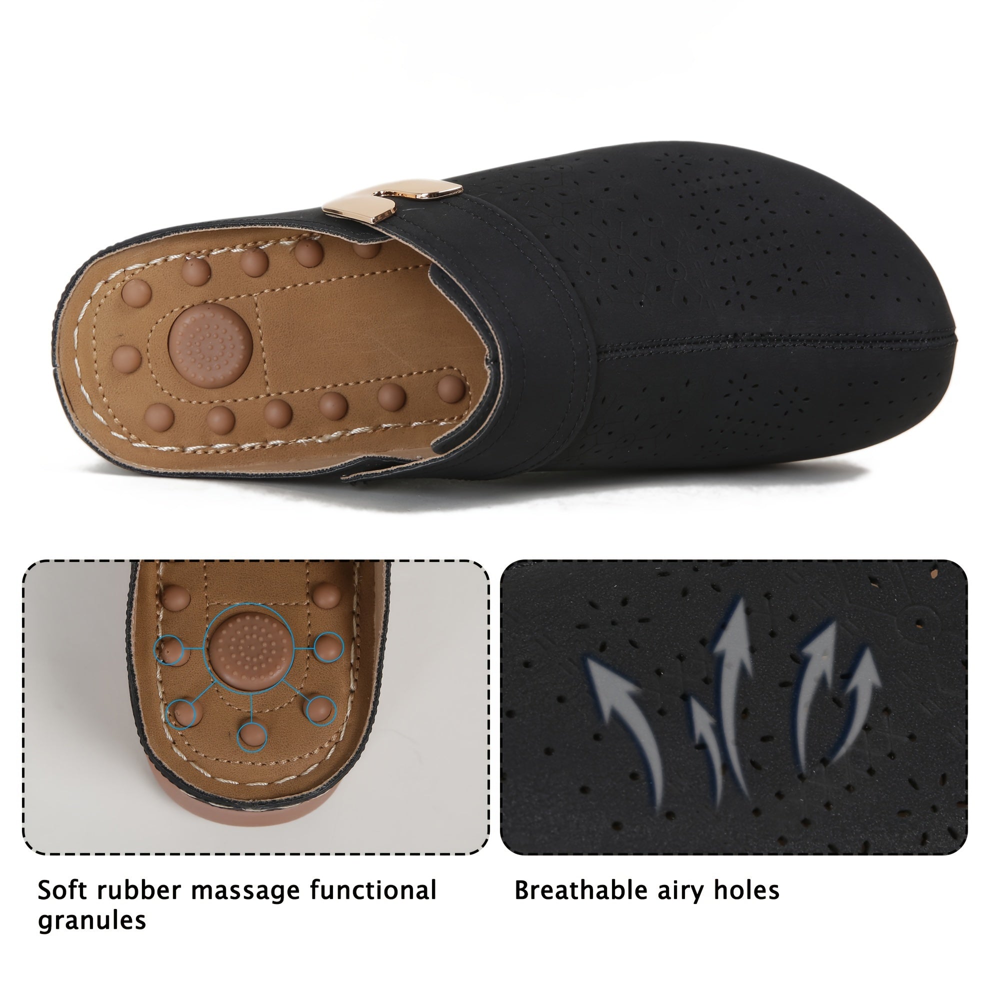 U Decor Comfortable Sports Sandals Non Slip Beach Slippers