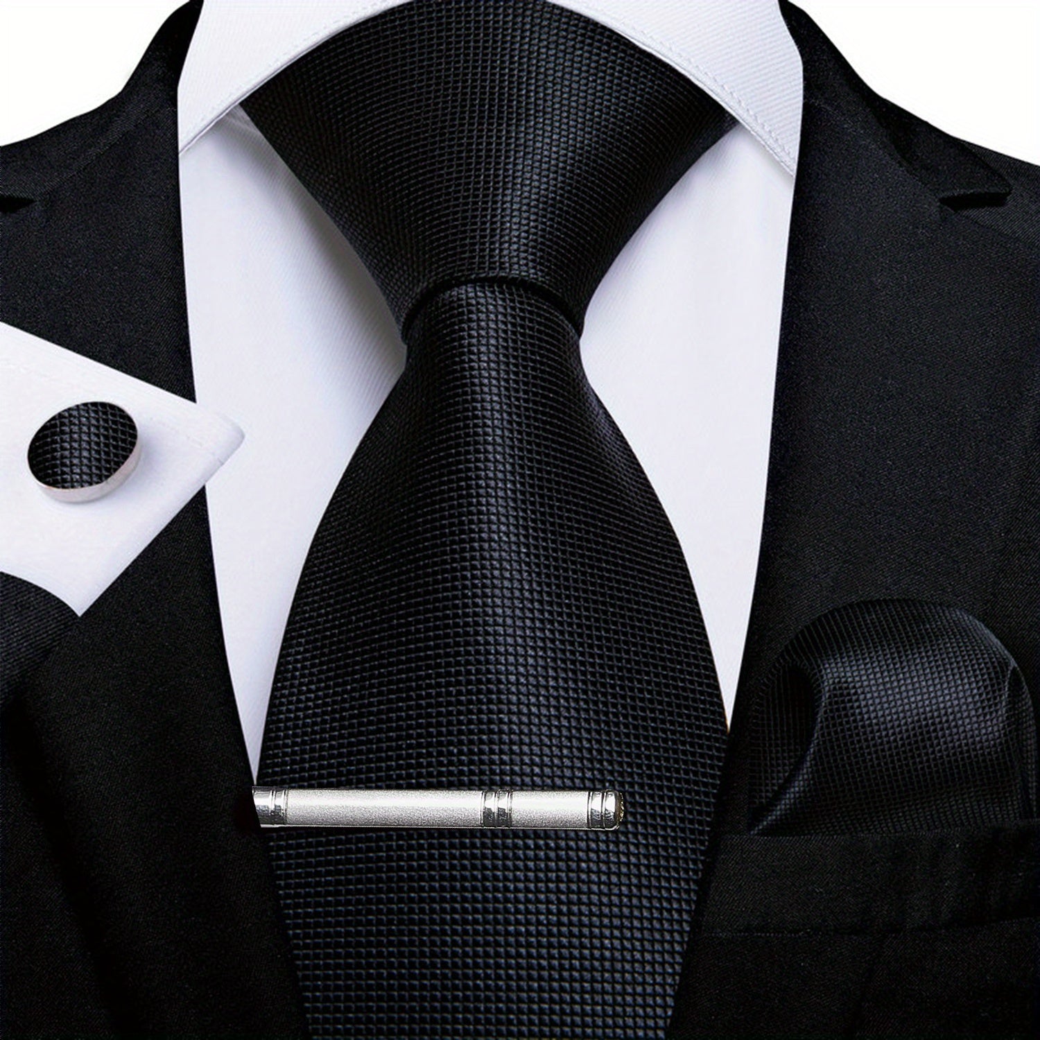 Men's Business Silk Necktie - Formal Woven Design