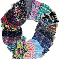 Ultra Thin Cloth Swim Cap with Ear Protection - Unisex Elastic Headband