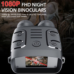 R18 Rechargeable Night Vision Binoculars 5x Zoom Waterproof