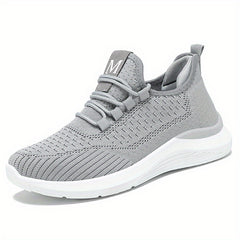 Women's Lace Up Knit Sneakers Breathable Lightweight Sport Shoes