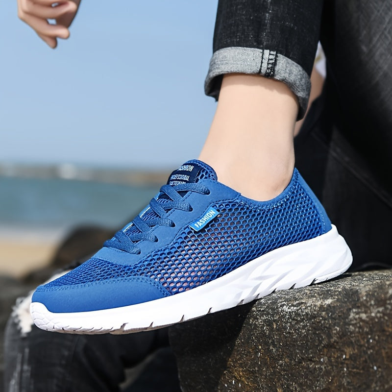 Breathable Lightweight Mesh Running Shoes Men's Casual Walking