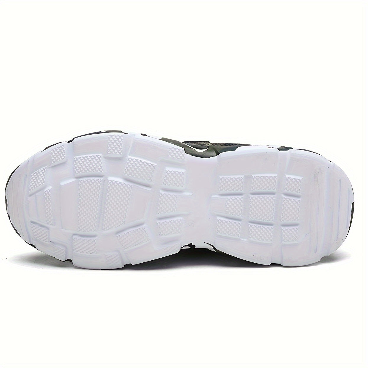 Boy's Camo Knit Running Shoes Soft Sole Sneakers