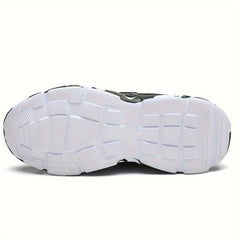 Boy's Camo Knit Running Shoes Soft Sole Sneakers