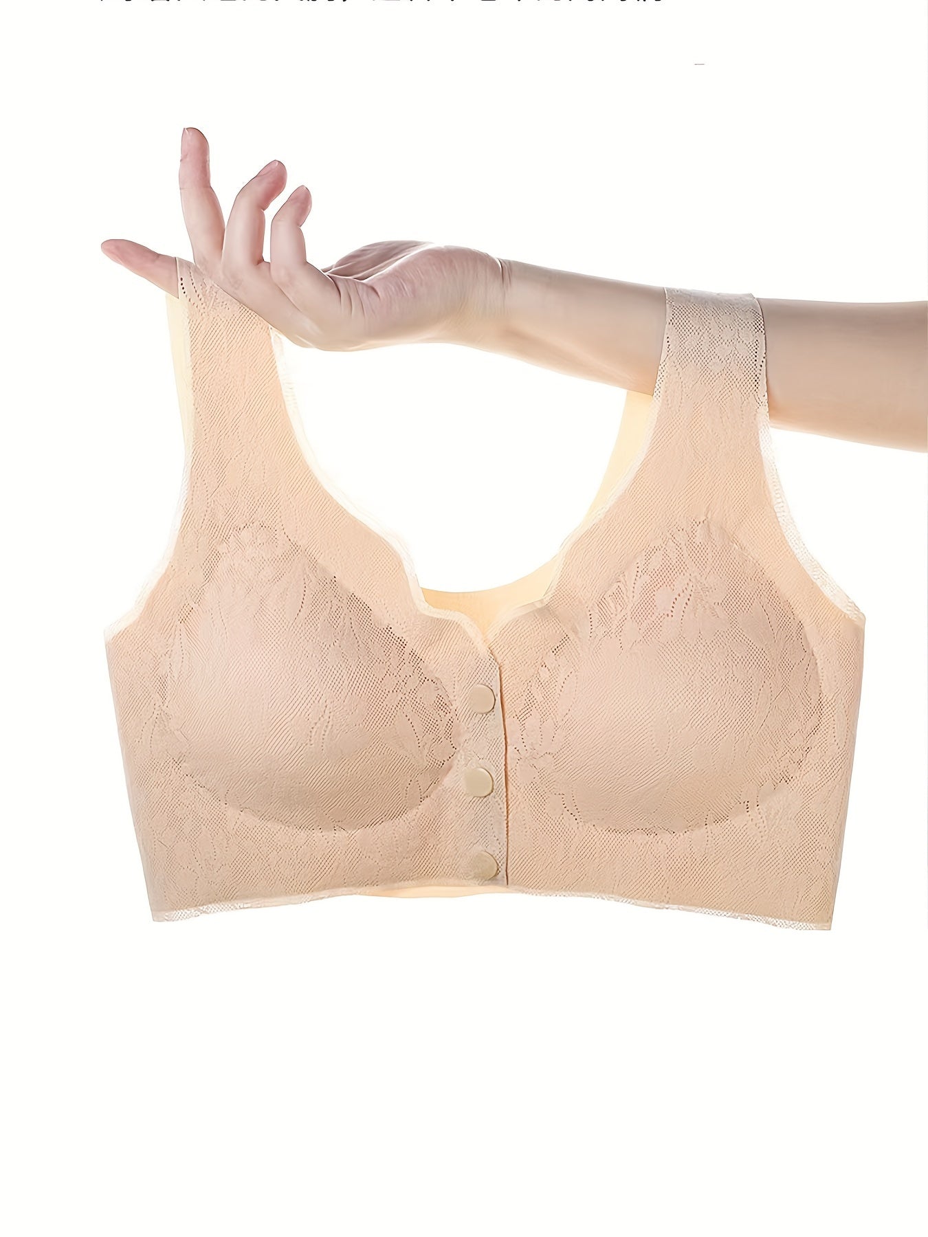 Lace Wireless Front Buckle Bra Women's Lingerie