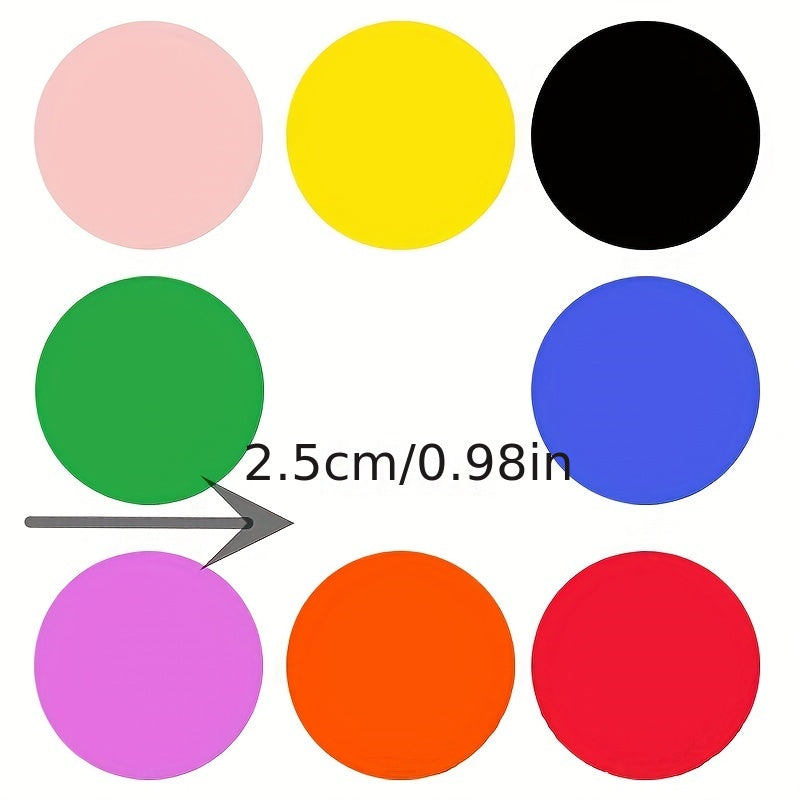 500pcs Colorful Dot Stickers Round Classification Sealing Stickers