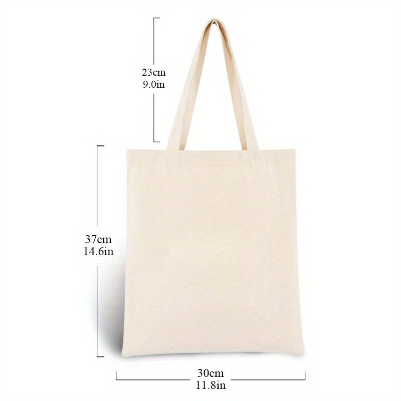 Portable Eco-friendly Canvas Bag for Shopping Outdoors