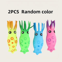 Colorful Octopus Kneading Toy Soft Glue Squeeze Toy for Relax & Play Fun