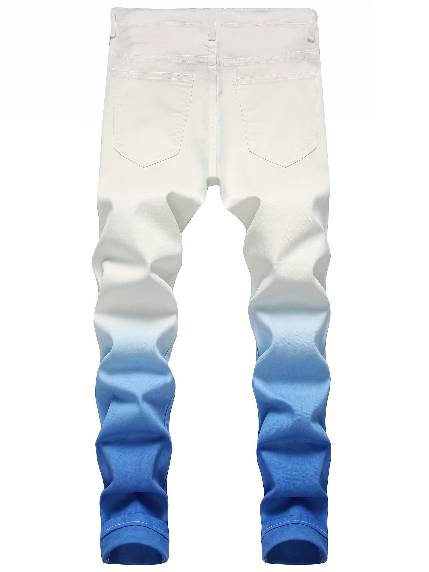 Boys Casual Gradient Denim Pants Slim Fit Spring Fall