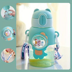 Fun Cartoon Straw Cup for Summer Outings