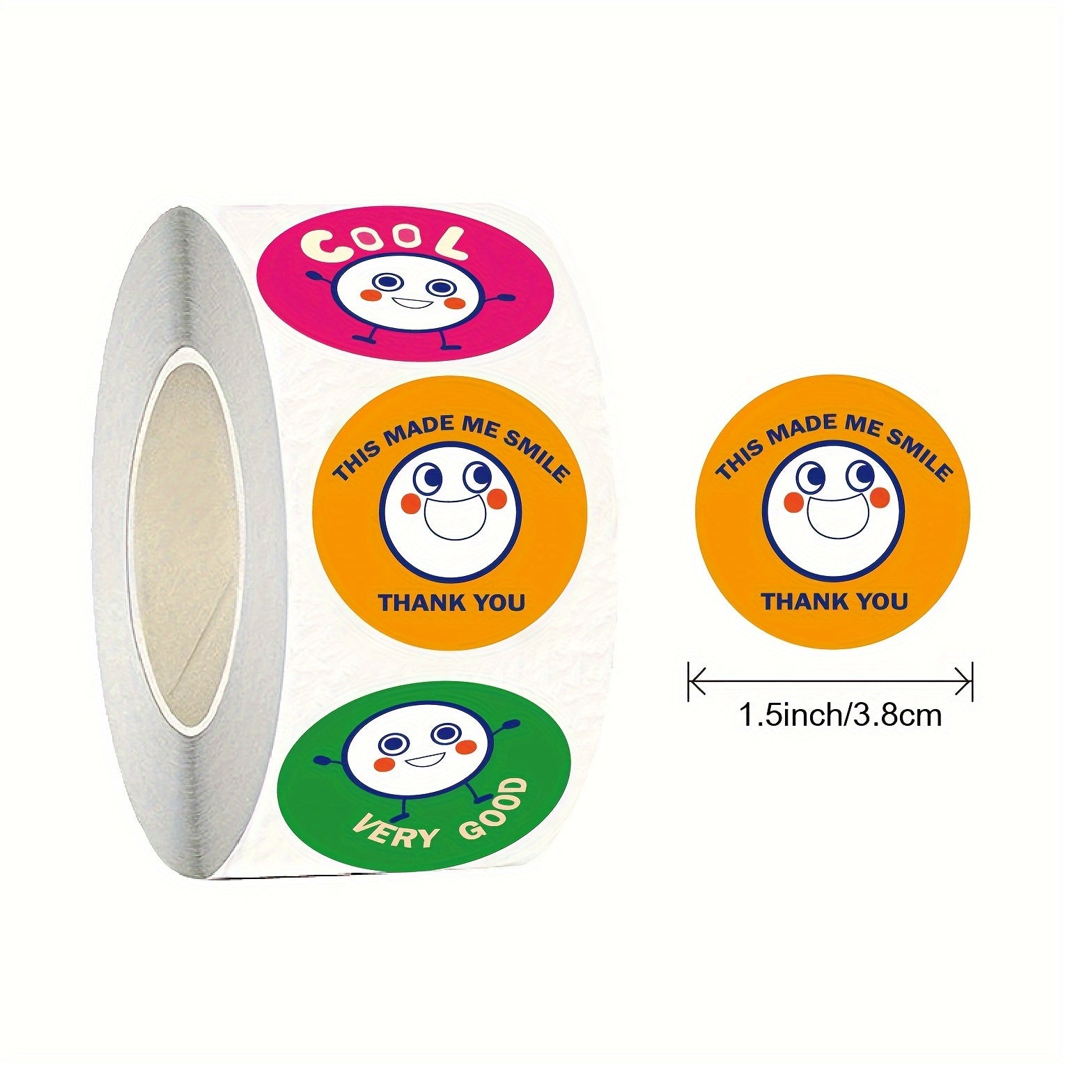 200pcs 3.81cm Expression Reward Stickers for Teachers Classroom S
