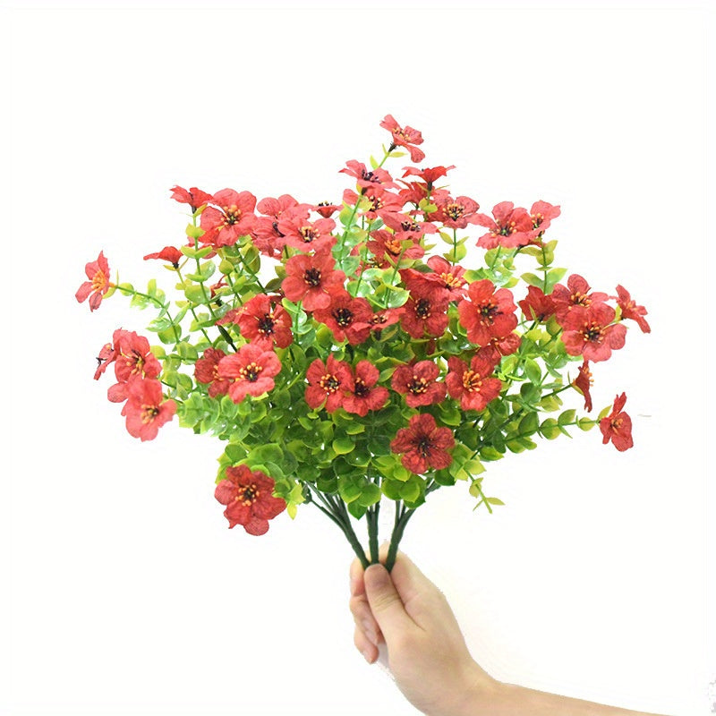 2pcs Outdoor Artificial Flowers for Garden Window Box Porch Home Decoration