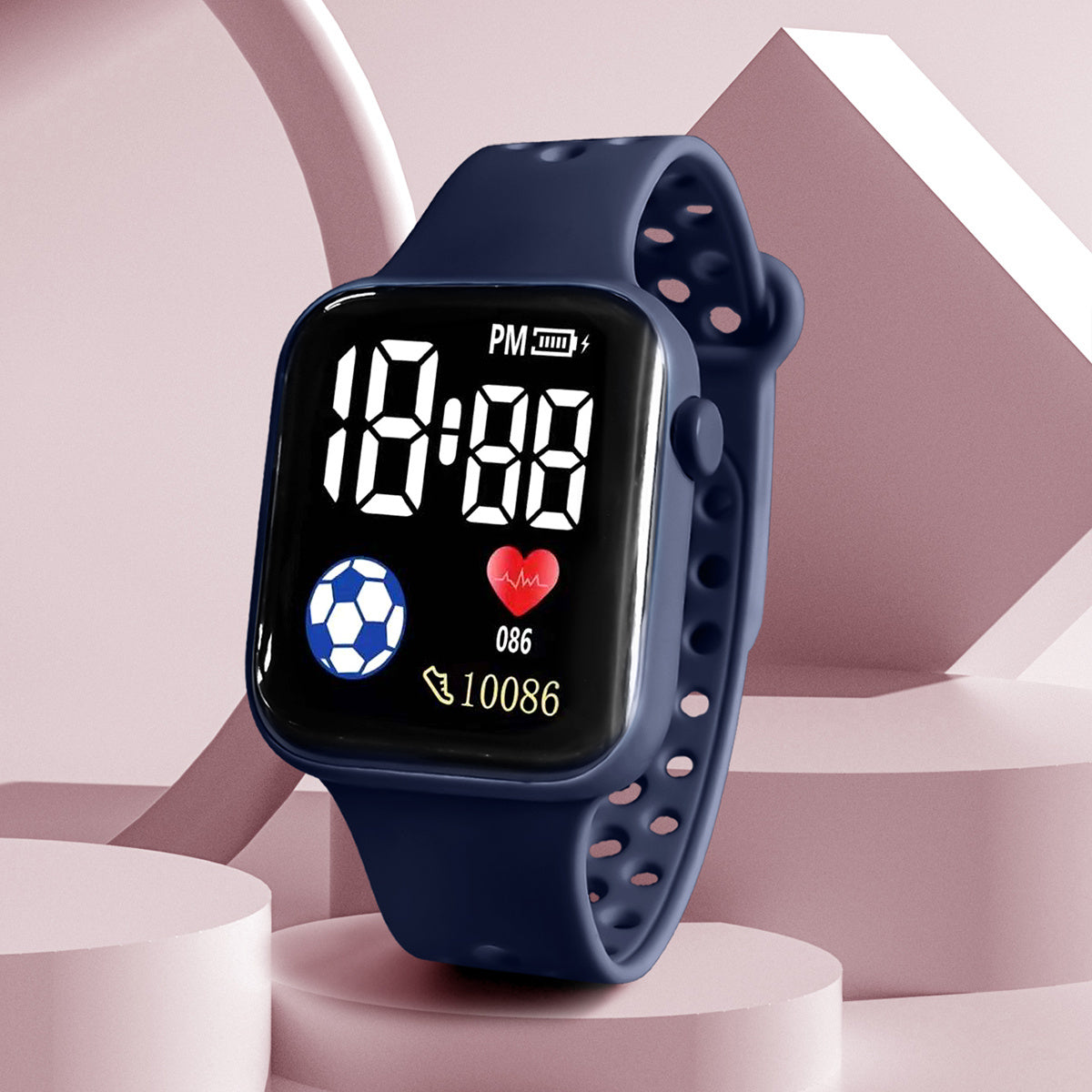 LED Display Electronic Sports Watch For Kids