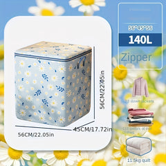 Clothes Quilt Storage Bag With Durable Handles Waterproof Moving Bag