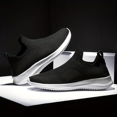 Men's Knitted Slip On Casual Shoes Lightweight Sock Shoes