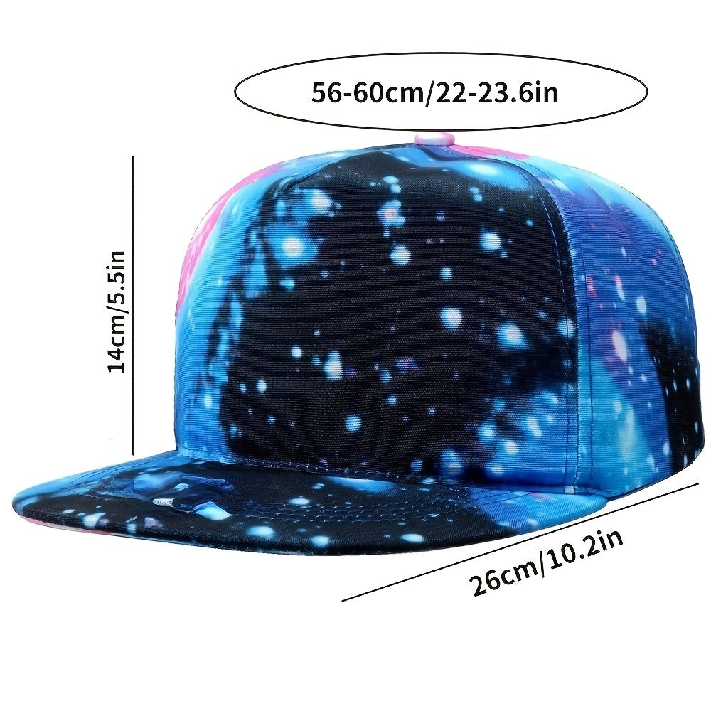 Men's Hip Hop Hat Starry Baseball Cap Street Dance Peaked Hat