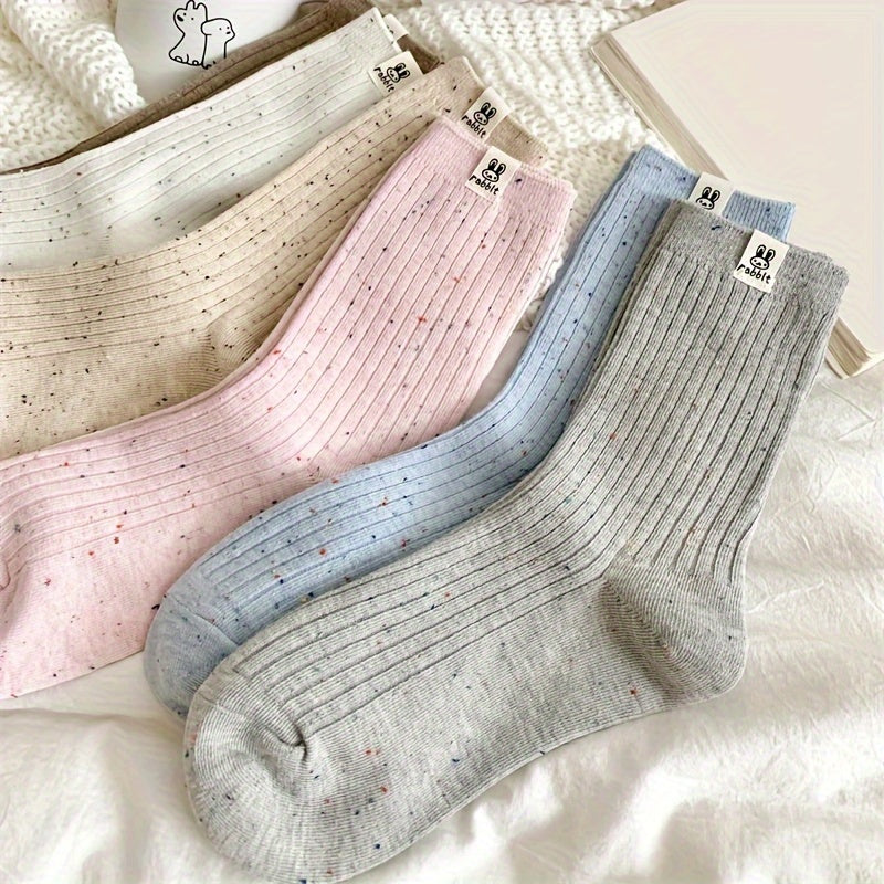Bunny Pattern Socks Comfy Women's Stockings & Hosiery